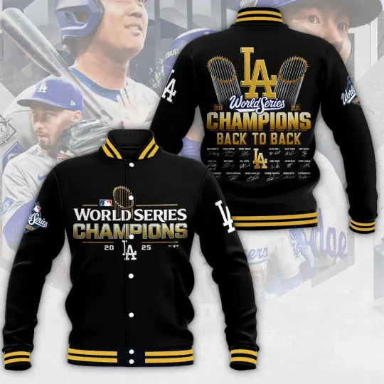Discover Dodger 2025 World Series Champions 3D Varsity Jacket –  13718