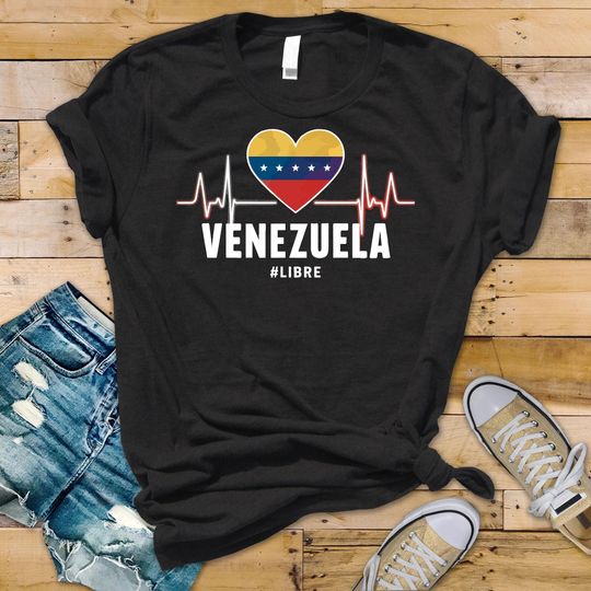 Discover Venezuelan Flag Heartbeat Design | Pride Sublimation (PNG, SVG)