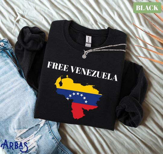 Discover Venezuela Freedom Justice Hoodie & Sweatshirt  Unisex Statement Design Supporting Liberty, Human Rights and Solidarity