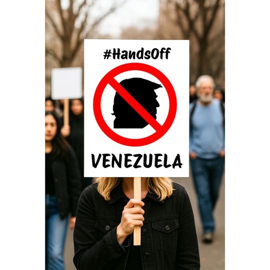 Discover Anti Trump Protest Poster | Latin America Solidarity Yard Sign | No Crown for a Clown Sign | Satirical Trump Poster|Democracy Protest Print