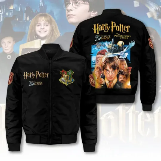 Harry Potter 25th Anniversary 3D Bomber Jacket