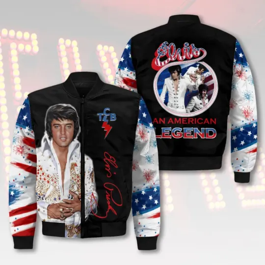Discover Elvis Presley 3D Bomber Jacket
