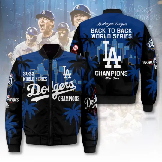 Discover Dodger World Series 2025 3D Bomber Jacket