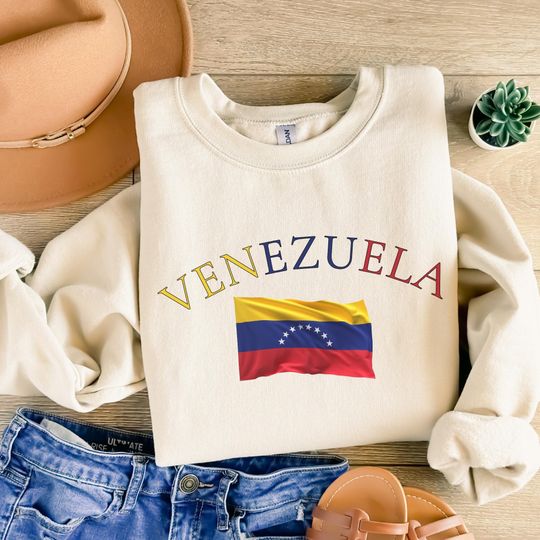 Discover Venezuela Sweatshirt, Venezuela Shirt, Venezuela Gift, Venezuela, South America, South America Shirt, Gift For Venezuelan