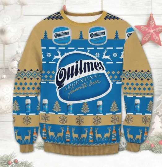Discover Quilmes Beer Argentina Ugly Christmas Sweater