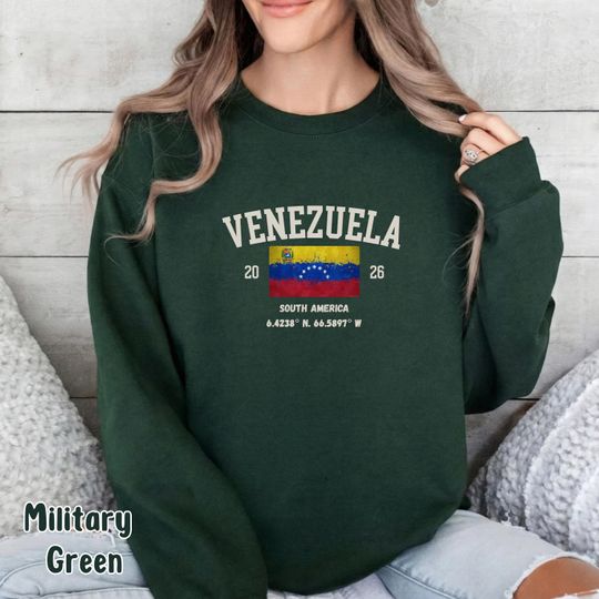 Discover Venezuela Sweatshirt, Venezuela Shirt, Venezuela Gift, Venezuela, South America, South America Shirt