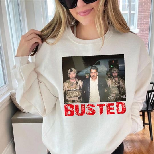 Discover Maduro Captured Sweatshirt & Hoodie, Venezuelan Freedom Sweatshirt, Venezuela Libre 2026 Sweater KSS09