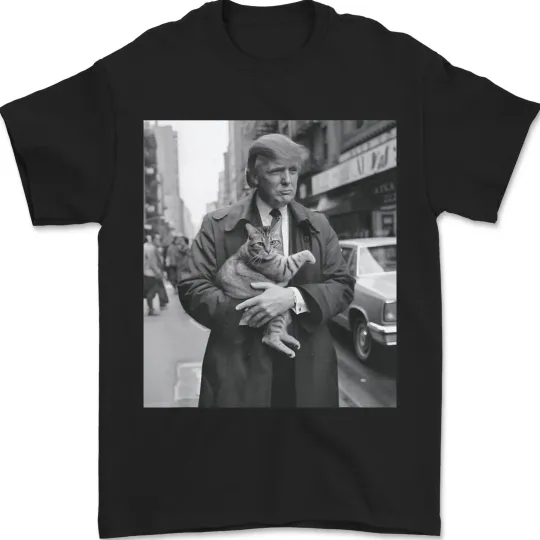 Discover Funny Trump and Cat Unisex T-Shirt