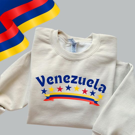 Discover Venezuela Pride Sweatshirt  Venezuelan Heritage Shirt  South America Flag Graphic Tee  Cultural Identity Gift