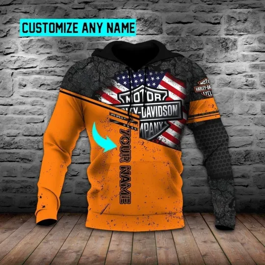 Discover Personalized Harley Motor Racing Davidsonn 3D Hoodie