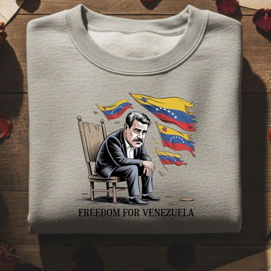 Discover Freedom For Venezuela Shirt, Free Venezuela Hoodie, Venezuela Flag Tee, Political Protest Top