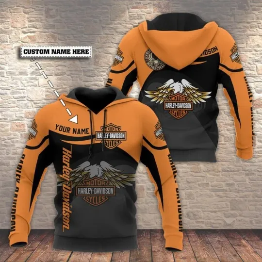 Discover Personalized Harley Motor Racing Davidsonn 3D Hoodie