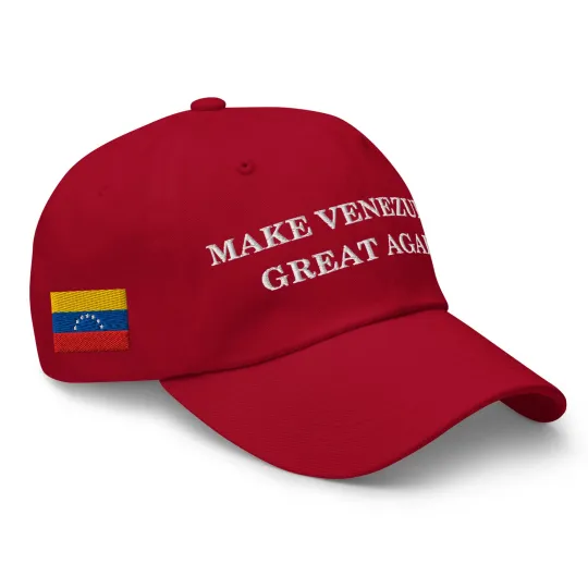 Discover Make Venezuela Great Again Hat with Flag