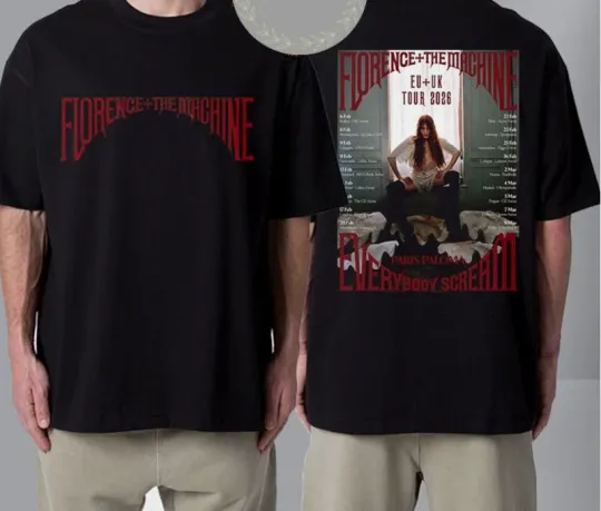 Florence And The Machine EU UK Tour 2026 T-Shirt