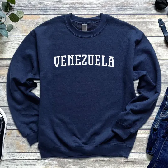 Discover Venezuela Sweatshirt | Venezuela Crewneck Sweatshirt | Caracas, Venezuela Travel