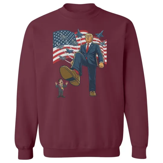 Discover Maduro Trump Inspired Cartoon - Venezuela Support Unisex Crewneck Sweatshirt