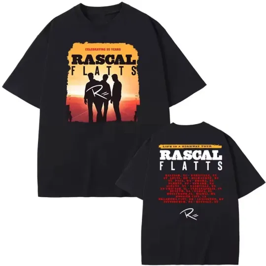 Discover Rascal Flatts 2026 Tour -2 Sides Shirt