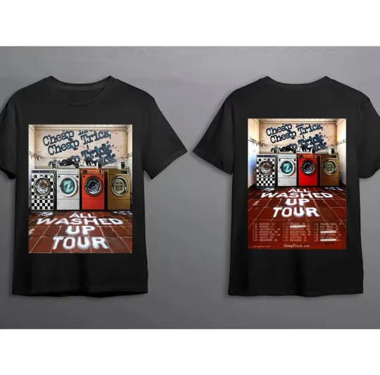 Discover New Cheap Trick are All Washed Up Tour 2026 -2 Sides Shirt