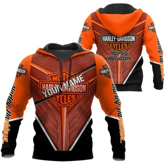 Discover Personalized Harley Motor Racing Davidsonn Lightweight Hoodie Unisex Adult S-5XL