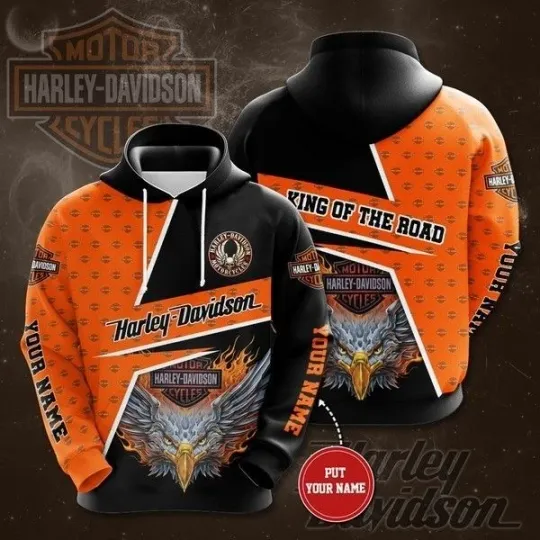 Discover Personalized Harley Motor Racing Davidsonn Lightweight Hoodie Unisex Adult S-5XL
