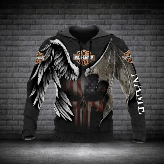 Discover Personalized Harley Motor Racing Davidsonn Lightweight Hoodie Unisex Adult S-5XL