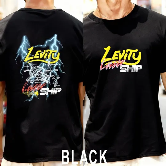 Discover Levity Lasership Tour Lightning 2025-2026 Double Sided T-Shirt