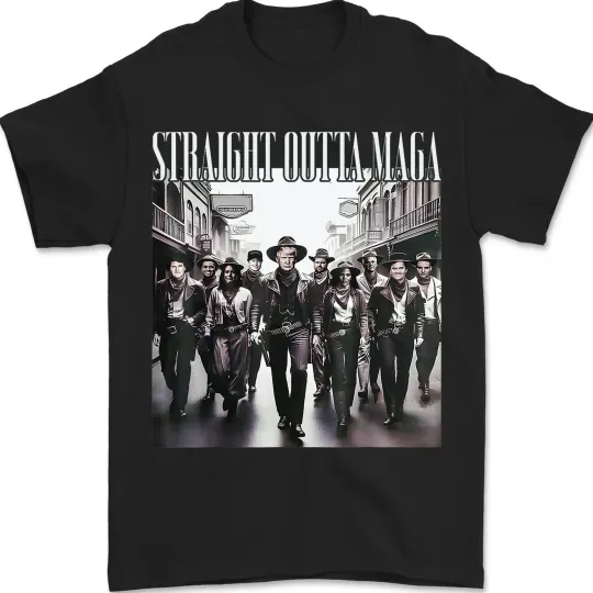 Discover Straight Outta Maga 2024 President T-Shirt Unisex