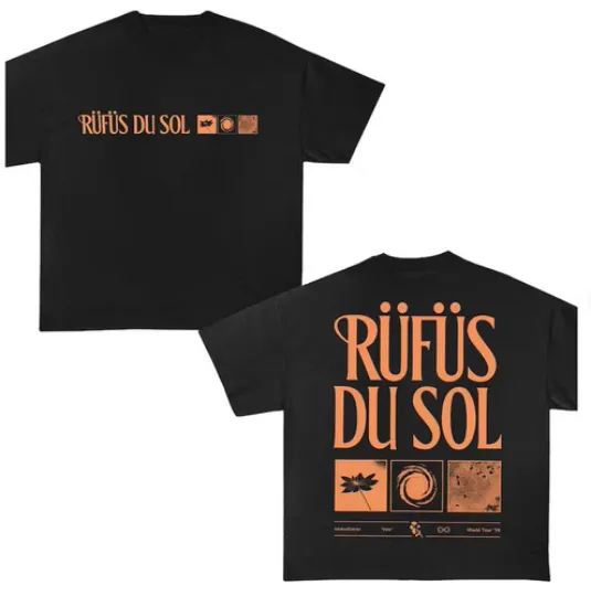 Discover Rufus Du Sol 2026 Tour T-shirt, Rufus Du Sol Concert Vintage T-shirt