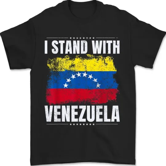 Discover I Stand with Venezuela, Hands Off Venezuela, Anti War, Support Venezuela T-Shirt