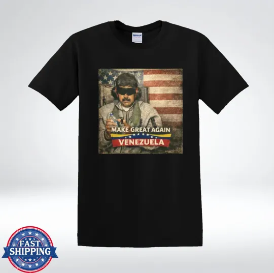 Discover Make Great Again Venezuela Political Satire Graphic T-Shirt