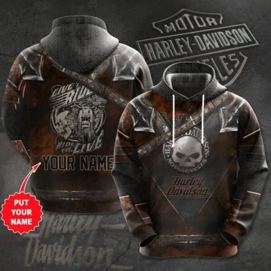 Discover Personalized Harley Motor Racing Davidsonn 3D Hoodie