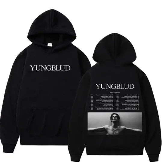 Discover Yungblud IDOLS North America Tour 2026 Two Sided Hoodie