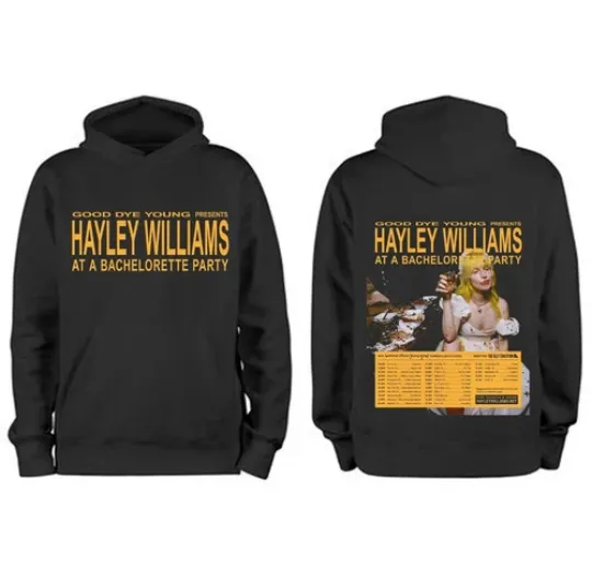 Discover Hayley Williams At A Bachelorette Party 2026 Tour Hoodie
