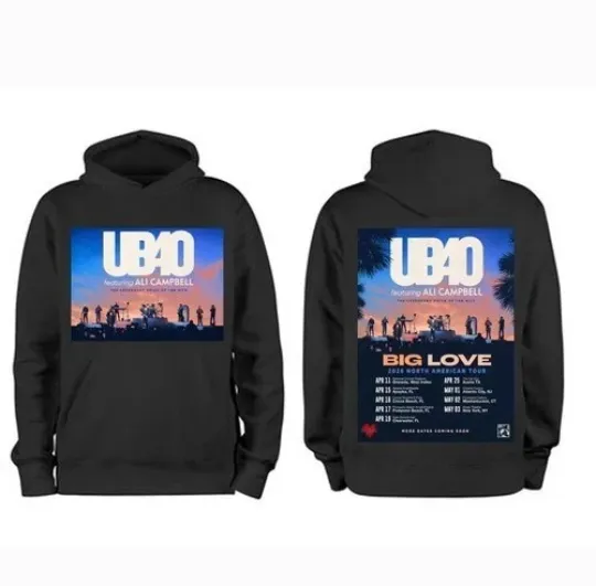 Discover UB40 2026 North American Tour Hoodie