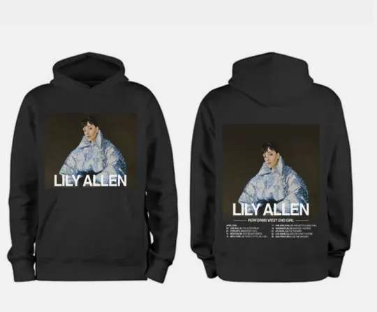 Discover Lily Allen 2026 North American Tour Hoodie 2D