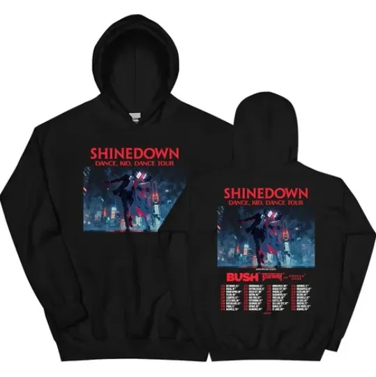Discover Shine down Dance Kid Dance Tour 2026 Hoodie