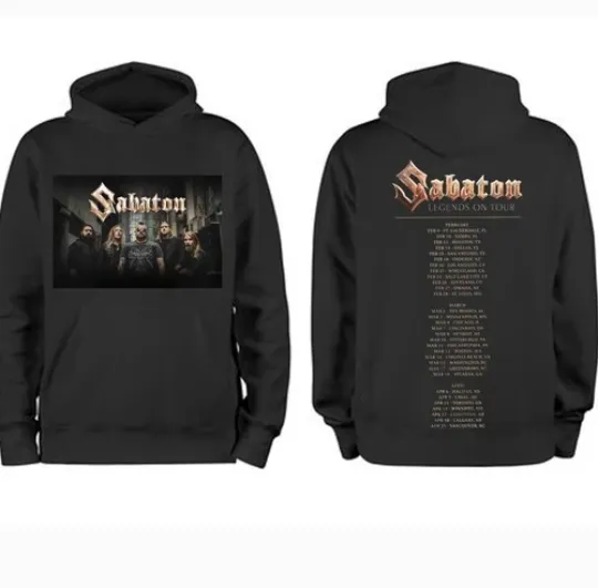 Discover SABATON Massive 2026 North American Tour Hoodie