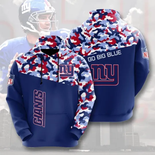 Discover Personalized New York Football Team Giantss Hoodie Lightweight Adults S-5XL