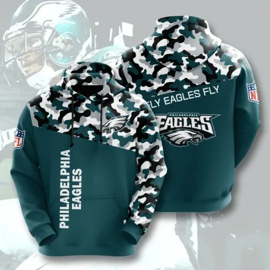 Discover Personalized Philadelphia Football Team Eagless Hoodie Lightweight Adults S-5XL