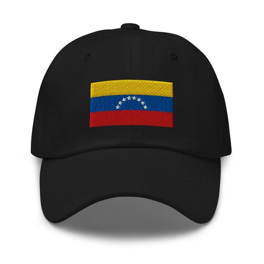 Discover Venezuela Flag Cap - Adjustable Embroidered Dad Hat