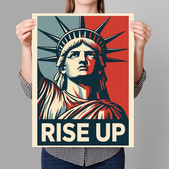 Discover Resistance Nope To Fascism Protest Sign PRINTABLE, Anti-Trump Protest Poster Sign For March, Digital Download, Political Activist Rally Sign