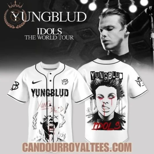Discover Yungblud Idols The World Tour Baseball Jersey Gift For Fan