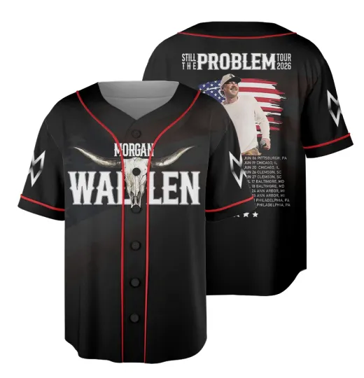 Discover Wallen Western Still The Problem Tour 2026 Baseball Jersey