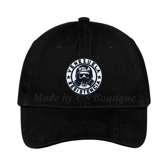 Discover Venezuela Resistencia Hat Embroidered Baseball Dad Cap Gorra Republica de Venezuela Escudo Resistencia Vinotinto Libertad