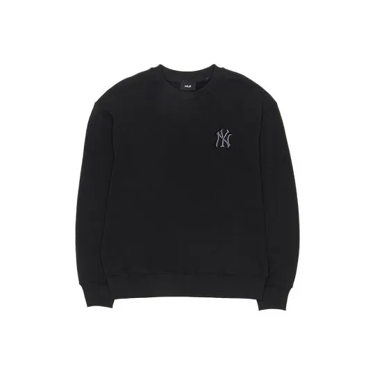 Discover Classic Pullover Printed Crewneck Sweatshirt Unisex Black