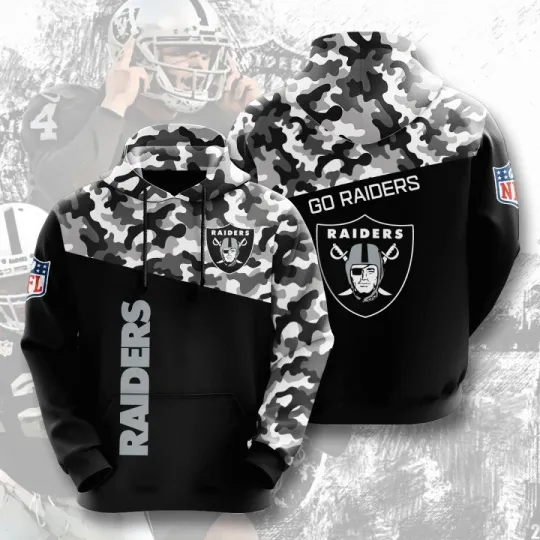 Discover Las Vegas Football Team Raiderss 3D Hoodie