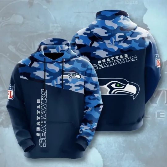 Discover Seattle Football Team Seahawkss 3D Hoodie