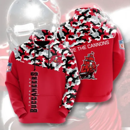 Discover Tampa Bay Football Team Buccaneerss 3D Hoodie