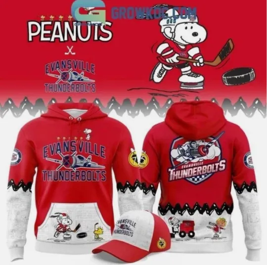 Discover Thunderbolts Peanuts Night 2026 Hoodie 3D Gift For Valentine