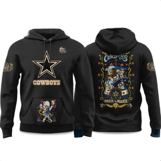 Discover Cowboys Hasta la Muerte Hoodie 3D Gift For Valentine
